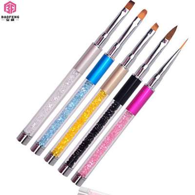 Beauty Nail Art Brush High Quality Nail Two Way Use Brush Nail polish Brush